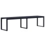 Gartenbank schwarze PS-Platte 180 cm von vidaXL, Gartenbänke - Ref: Foro24-49493, Preis: 162,96 €, Rabatt: %
