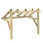 Türpergola aus massivem Kiefernholz, 150 x 100 x 100 cm von vidaXL, Markisen - Ref: Foro24-49452, Preis: 88,08 €, Rabatt: %