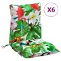 Low back chair cushions 6 pcs multicolored Oxford fabric by vidaXL, Cushions for chairs and sofas - Ref: Foro24-377724, Price...