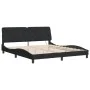 Black velvet bed frame with LED lights 180x200 cm by vidaXL, Beds and slatted bases - Ref: Foro24-3213869, Price: 268,87 €, D...