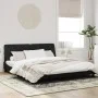 Estructura de cama con luces LED terciopelo negro 180x200 cm de vidaXL, Camas y somieres - Ref: Foro24-3213869, Precio: 261,8...