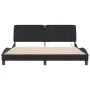 Black velvet bed frame with LED lights 180x200 cm by vidaXL, Beds and slatted bases - Ref: Foro24-3213869, Price: 268,87 €, D...