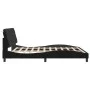 Black velvet bed frame with LED lights 180x200 cm by vidaXL, Beds and slatted bases - Ref: Foro24-3213869, Price: 268,87 €, D...