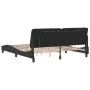 Black velvet bed frame with LED lights 180x200 cm by vidaXL, Beds and slatted bases - Ref: Foro24-3213869, Price: 268,87 €, D...