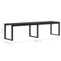 Gartenbank schwarze PS-Platte 180 cm von vidaXL, Gartenbänke - Ref: Foro24-49493, Preis: 151,77 €, Rabatt: %