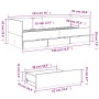 Liege mit weißen Holzwerkstoffschubladen 90x190 cm von vidaXL, Betten und Lattenroste - Ref: Foro24-3280825, Preis: 194,30 €,...