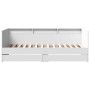 Tumbona con cajones madera de ingeniería blanco 90x200 cm de vidaXL, Camas y somieres - Ref: Foro24-3280846, Precio: 184,88 €...