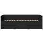 Lounger with black engineered wood drawers 90x200 cm by vidaXL, Beds and slatted bases - Ref: Foro24-3280819, Price: 243,98 €...