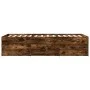 Tumbona con cajones madera ingeniería roble ahumado 90x200 cm de vidaXL, Camas y somieres - Ref: Foro24-3280878, Precio: 176,...