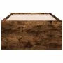Lounger with drawers engineered smoked oak wood 90x200 cm by vidaXL, Beds and slatted bases - Ref: Foro24-3280878, Price: 176...