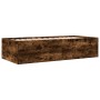 Tumbona con cajones madera ingeniería roble ahumado 90x200 cm de vidaXL, Camas y somieres - Ref: Foro24-3280878, Precio: 184,...