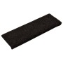Treppenstufenteppiche 15 Stück schwarz 65x21x4 cm von vidaXL, Treppenmatten - Ref: Foro24-134576, Preis: 107,92 €, Rabatt: %