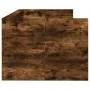 Lounger with drawers engineered smoked oak wood 90x200 cm by vidaXL, Beds and slatted bases - Ref: Foro24-3280850, Price: 201...