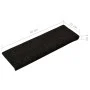 Treppenstufenteppiche 15 Stück schwarz 65x21x4 cm von vidaXL, Treppenmatten - Ref: Foro24-134576, Preis: 108,03 €, Rabatt: %