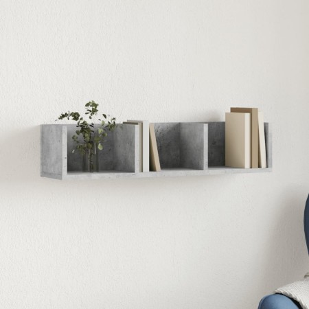 Betongraue Wandmöbel aus Holzwerkstoff, 75 x 18 x 16,5 cm von vidaXL, Regale und Regale - Ref: Foro24-840435, Preis: 24,22 €,...