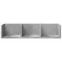 Betongraue Wandmöbel aus Holzwerkstoff, 75 x 18 x 16,5 cm von vidaXL, Regale und Regale - Ref: Foro24-840435, Preis: 24,22 €,...