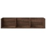 Wall furniture 2 units oak brown engineered wood by vidaXL, Shelves and shelves - Ref: Foro24-840442, Price: 34,52 €, Discoun...