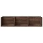 Wall furniture 2 units oak brown engineered wood by vidaXL, Shelves and shelves - Ref: Foro24-840442, Price: 34,01 €, Discoun...