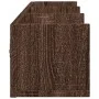 Wall furniture 2 units oak brown engineered wood by vidaXL, Shelves and shelves - Ref: Foro24-840442, Price: 34,01 €, Discoun...