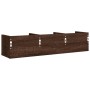 Wall furniture 2 units oak brown engineered wood by vidaXL, Shelves and shelves - Ref: Foro24-840442, Price: 34,52 €, Discoun...
