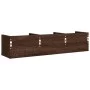 Wall furniture 2 units oak brown engineered wood by vidaXL, Shelves and shelves - Ref: Foro24-840442, Price: 34,01 €, Discoun...