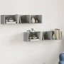 Wandmöbel 2 Einheiten Sonomagraues Holzwerkstoff 75x18x16,5 cm von vidaXL, Regale und Regale - Ref: Foro24-840440, Preis: 34,...