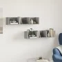 Wandmöbel 2 Einheiten Sonomagraues Holzwerkstoff 75x18x16,5 cm von vidaXL, Regale und Regale - Ref: Foro24-840440, Preis: 34,...
