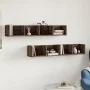 Wall furniture 2 pcs oak brown wood 99x18x16.5 cm by vidaXL, Shelves and shelves - Ref: Foro24-840456, Price: 44,95 €, Discou...