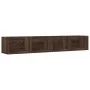 Wall furniture 2 pcs oak brown wood 99x18x16.5 cm by vidaXL, Shelves and shelves - Ref: Foro24-840456, Price: 44,95 €, Discou...