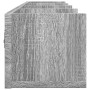 Wall furniture 2 pcs gray Sonoma wood 99x18x16.5 cm by vidaXL, Shelves and shelves - Ref: Foro24-840454, Price: 39,40 €, Disc...