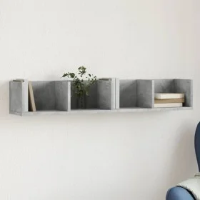 Wandmöbel aus technischem Holz in Betongrau, 99 x 18 x 16,5 cm von vidaXL, Regale und Regale - Ref: Foro24-840449, Preis: 25,...
