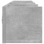 Concrete gray engineering wood wall furniture 99x18x16.5 cm by vidaXL, Shelves and shelves - Ref: Foro24-840449, Price: 25,48...