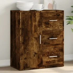 Smoked oak engineered wood sideboard 60x31x70 cm by vidaXL, Sideboards - Ref: Foro24-840475, Price: 81,53 €, Discount: %