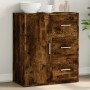 Sideboard aus geräuchertem Eichenholzwerkstoff, 60 x 31 x 70 cm von vidaXL, Sideboards - Ref: Foro24-840475, Preis: 82,86 €, ...