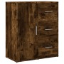 Sideboard aus geräuchertem Eichenholzwerkstoff, 60 x 31 x 70 cm von vidaXL, Sideboards - Ref: Foro24-840475, Preis: 82,86 €, ...