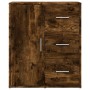 Sideboard aus geräuchertem Eichenholzwerkstoff, 60 x 31 x 70 cm von vidaXL, Sideboards - Ref: Foro24-840475, Preis: 82,86 €, ...