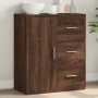 Oak brown engineered wood sideboard 60x31x70 cm by vidaXL, Sideboards - Ref: Foro24-840477, Price: 78,03 €, Discount: %