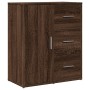 Oak brown engineered wood sideboard 60x31x70 cm by vidaXL, Sideboards - Ref: Foro24-840477, Price: 78,03 €, Discount: %