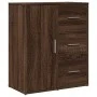 Oak brown engineered wood sideboard 60x31x70 cm by vidaXL, Sideboards - Ref: Foro24-840477, Price: 76,87 €, Discount: %
