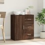 Oak brown engineered wood sideboard 60x31x70 cm by vidaXL, Sideboards - Ref: Foro24-840477, Price: 78,03 €, Discount: %