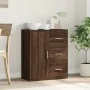 Oak brown engineered wood sideboard 60x31x70 cm by vidaXL, Sideboards - Ref: Foro24-840477, Price: 76,87 €, Discount: %