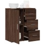 Oak brown engineered wood sideboard 60x31x70 cm by vidaXL, Sideboards - Ref: Foro24-840477, Price: 78,03 €, Discount: %