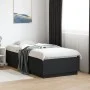 Bed frame with LED lights black engineered wood 90x190 cm by vidaXL, Beds and slatted bases - Ref: Foro24-3209661, Price: 133...