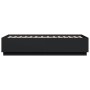 Estructura cama con luces LED madera ingeniería negro 90x190 cm de vidaXL, Camas y somieres - Ref: Foro24-3209661, Precio: 13...