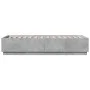 Concrete gray engineered wood bed frame 90x200cm by vidaXL, Beds and slatted bases - Ref: Foro24-3209726, Price: 114,42 €, Di...