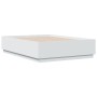 Estructura de cama madera de ingeniería blanca 140x190 cm de vidaXL, Camas y somieres - Ref: Foro24-3209730, Precio: 155,94 €...