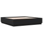 Estructura de cama madera de ingeniería negra 200x200 cm de vidaXL, Camas y somieres - Ref: Foro24-3209675, Precio: 170,60 €,...
