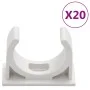 Cable ducts with PVC clips Ø30 mm 10 m by vidaXL, Cabling - Ref: Foro24-155906, Price: 17,97 €, Discount: %