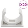 Cable ducts with PVC clips Ø30 mm 10 m by vidaXL, Cabling - Ref: Foro24-155906, Price: 18,16 €, Discount: %