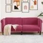 Sofá de 2 plazas terciopelo rojo tinto de vidaXL, Sofás - Ref: Foro24-372579, Precio: 246,42 €, Descuento: %